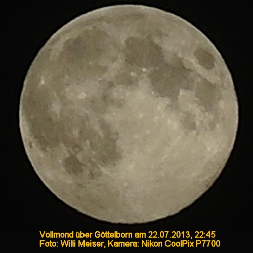 Vollmond über Göttelborn